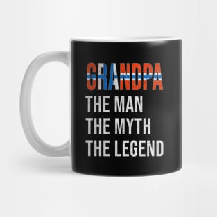 Grand Father Norwegian Grandpa The Man The Myth The Legend - Gift for Norwegian Dad With Roots From  Norway Mug